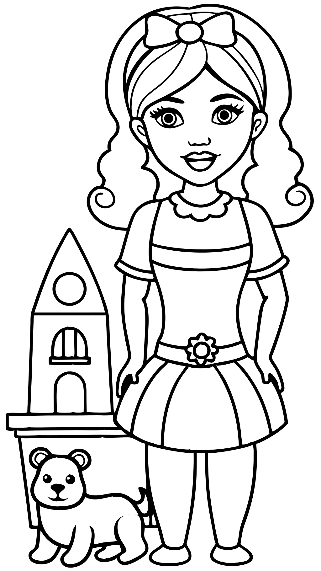 barbi coloring pages